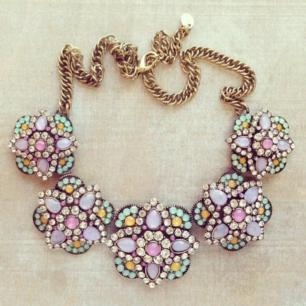 Pastel statement necklace